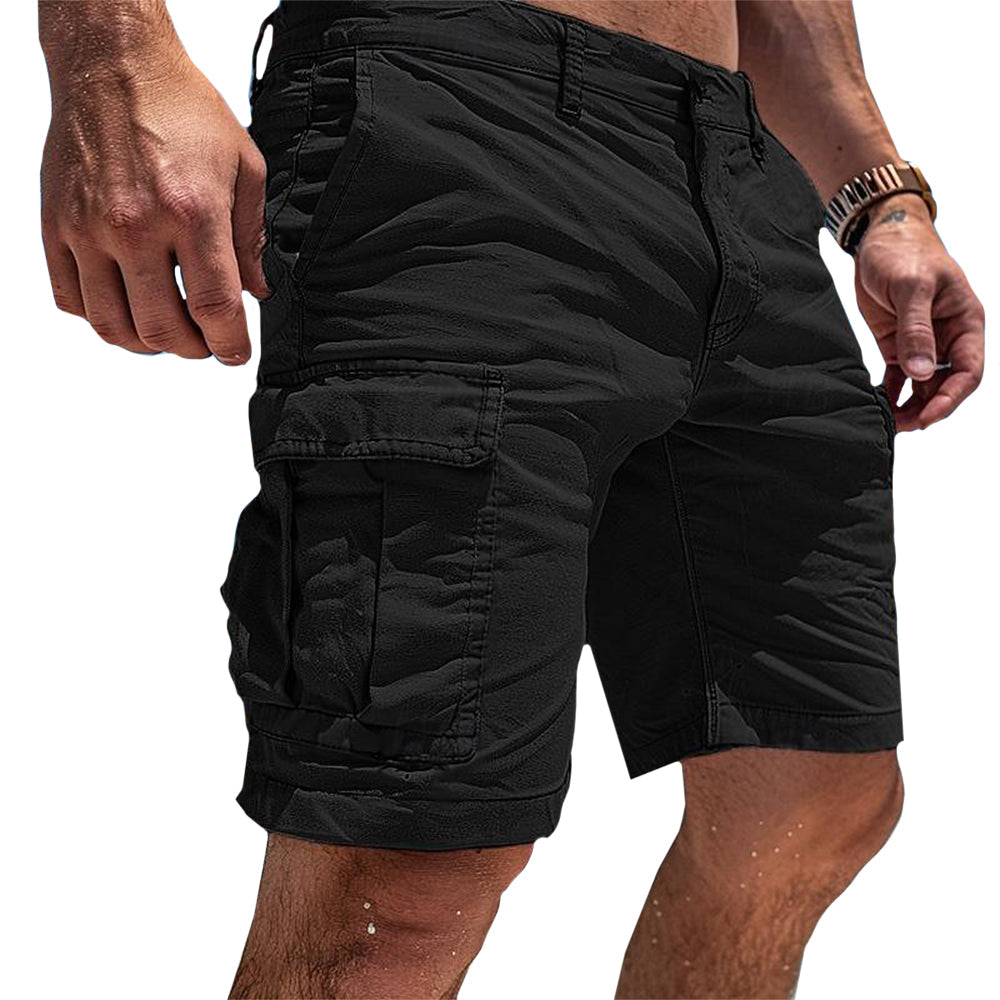 Aero Men's Cargo Shorts with Structured Silhouette and Functional Pockets 3