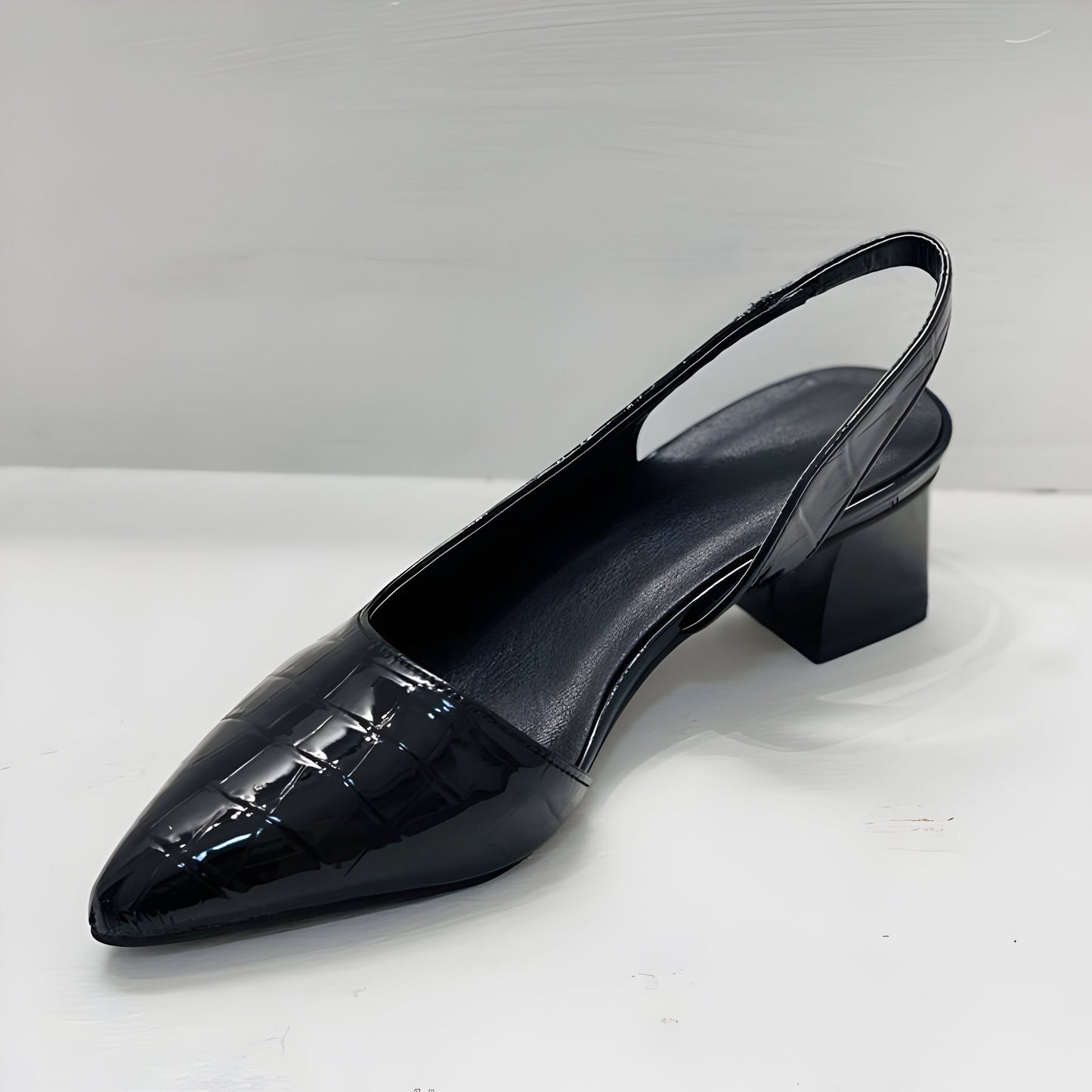 Bettina Women’s Pointed Toe Shoes with Block Heel 4