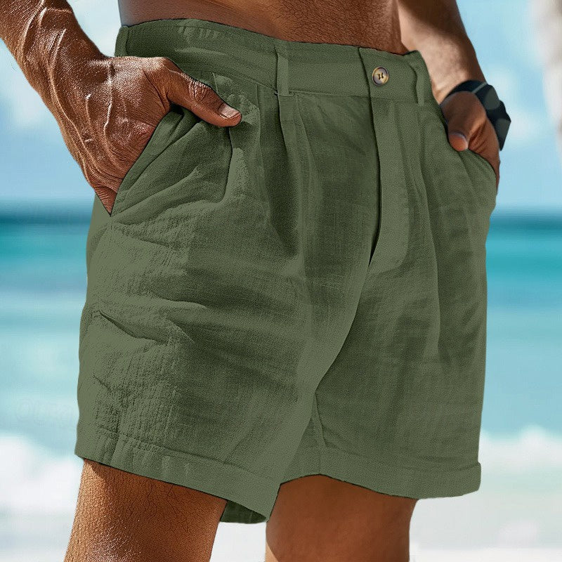 Breeze Men’s Casual Shorts with Drawstring Waist and Practical Pockets 3