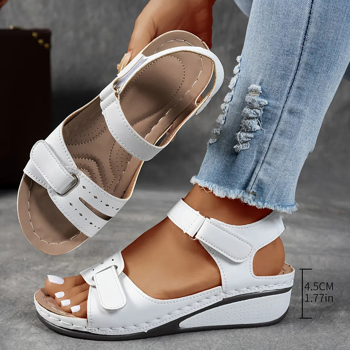 Cleo Women’s Sandals with Ergonomic Design and Vintage-Inspired Straps 8
