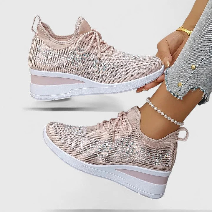 Danivira Orthopaedic Shoes featuring supportive heel elevation and a breathable mesh upper for enhanced comfort and foot health. 6