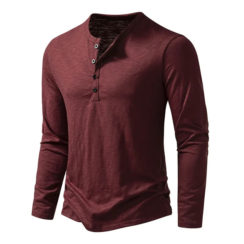 Dixon Men’s Henley Shirt with Slim Fit and Lightweight Design 11