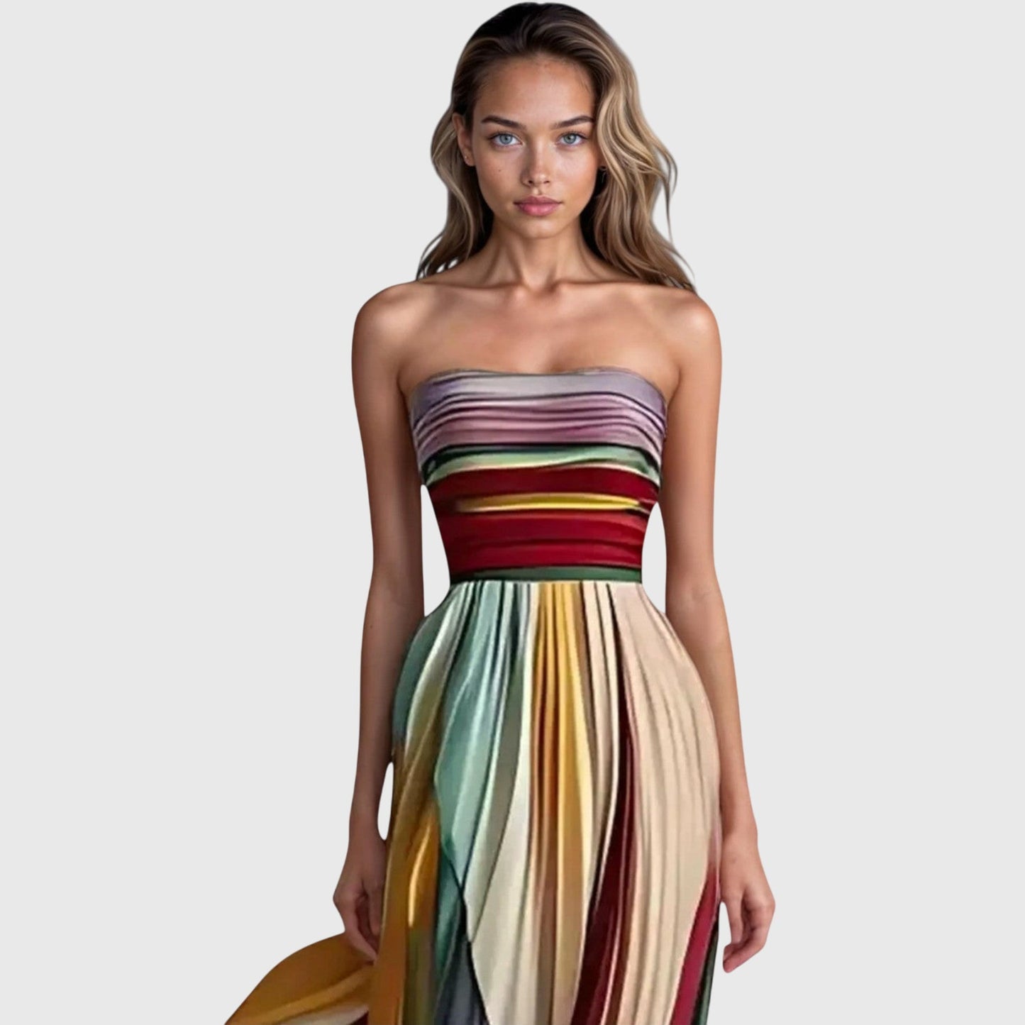 Flora Women’s Maxi Dress with Loose Fit and Handmade Design for Effortless Style 1