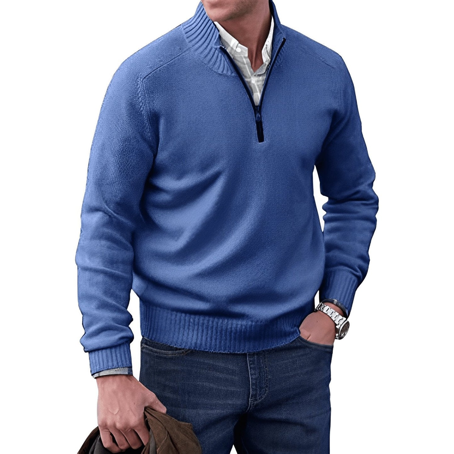Ryder Men's Quarter-Zip Sweater | Soft Knit, Regular Fit 9