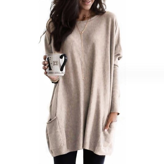 Sable Women’s Long Sweater with Flattering Fit and Modern Design 10