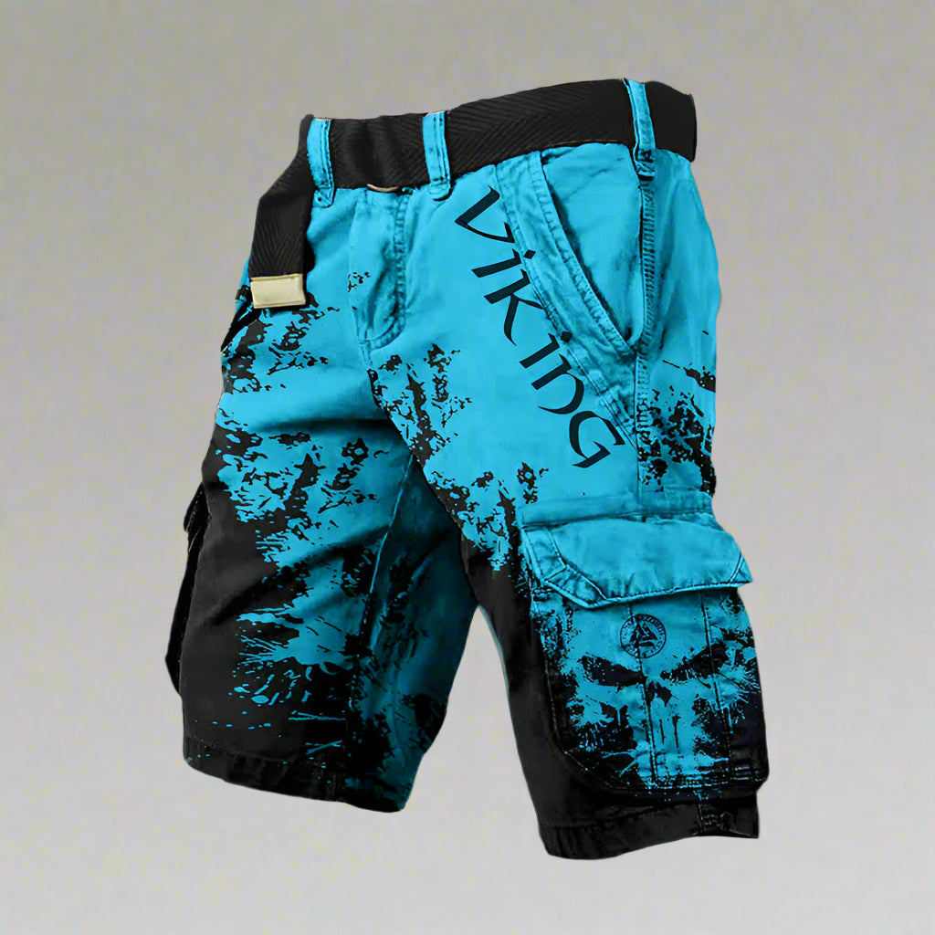 Tyler Men’s Shorts with Structured Silhouette and Bold Pattern 9