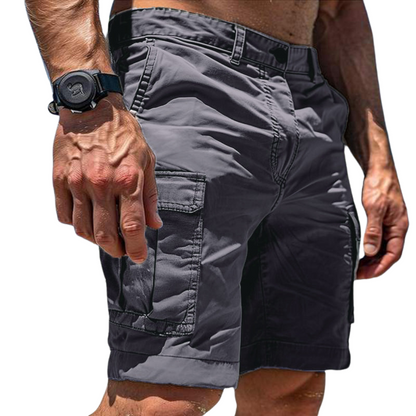 Aero Men's Cargo Shorts with Structured Silhouette and Functional Pockets 0
