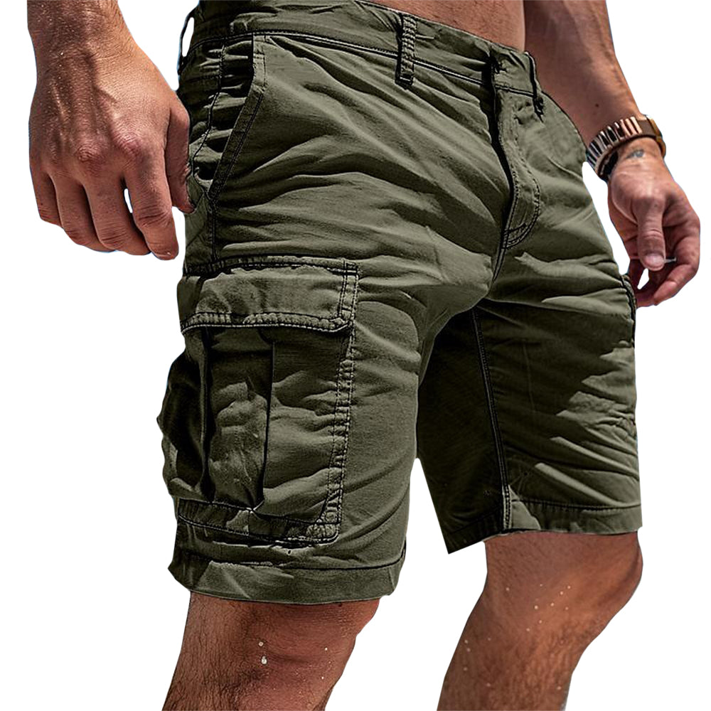 Aero Men's Cargo Shorts with Structured Silhouette and Functional Pockets 2