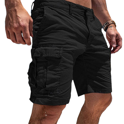 Aero Men's Cargo Shorts with Structured Silhouette and Functional Pockets 3