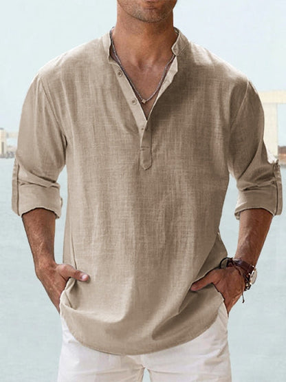 Aero Men’s Dress Shirt with Breathable Fabric and Tailored Fit 10