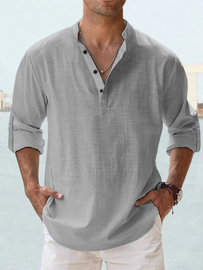Aero Men’s Dress Shirt with Breathable Fabric and Tailored Fit 2