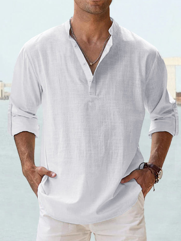 Aero Men’s Dress Shirt with Breathable Fabric and Tailored Fit 3