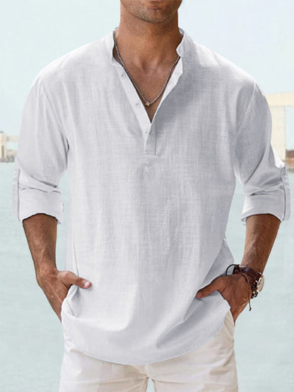Aero Men’s Dress Shirt with Breathable Fabric and Tailored Fit 3