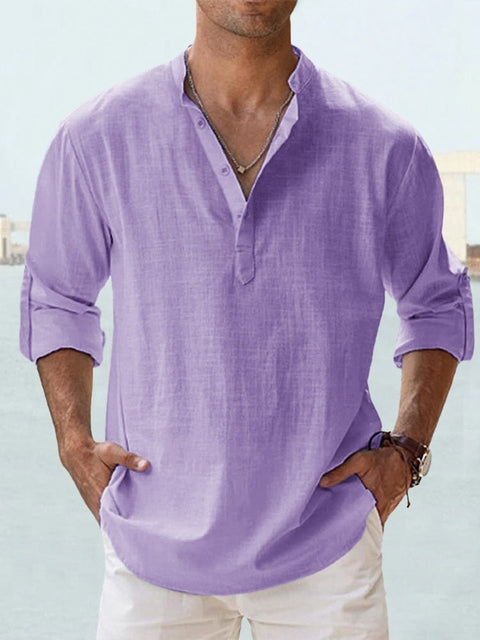 Aero Men’s Dress Shirt with Breathable Fabric and Tailored Fit 6