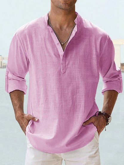 Aero Men’s Dress Shirt with Breathable Fabric and Tailored Fit 7