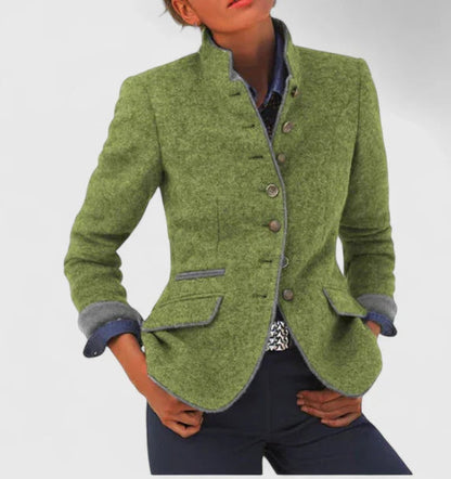 Alina Women's Cardigan Sweater with Button Placket and Tailored Silhouette 3