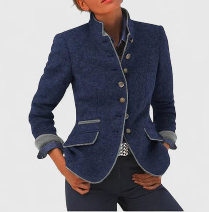 Alina Women's Cardigan Sweater with Button Placket and Tailored Silhouette 4
