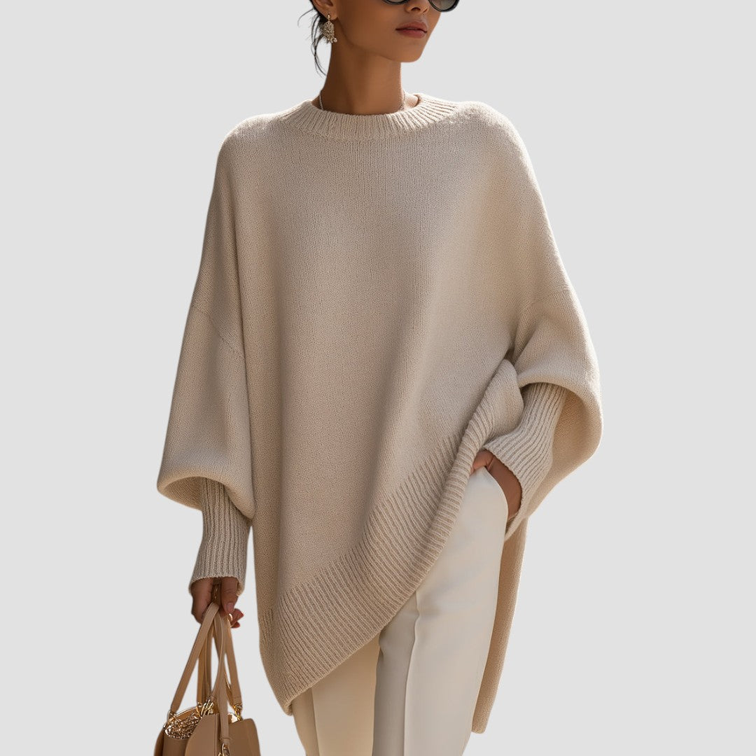 Alina Women's Pullover Sweater with Oversized Fit and Elegant Design 4