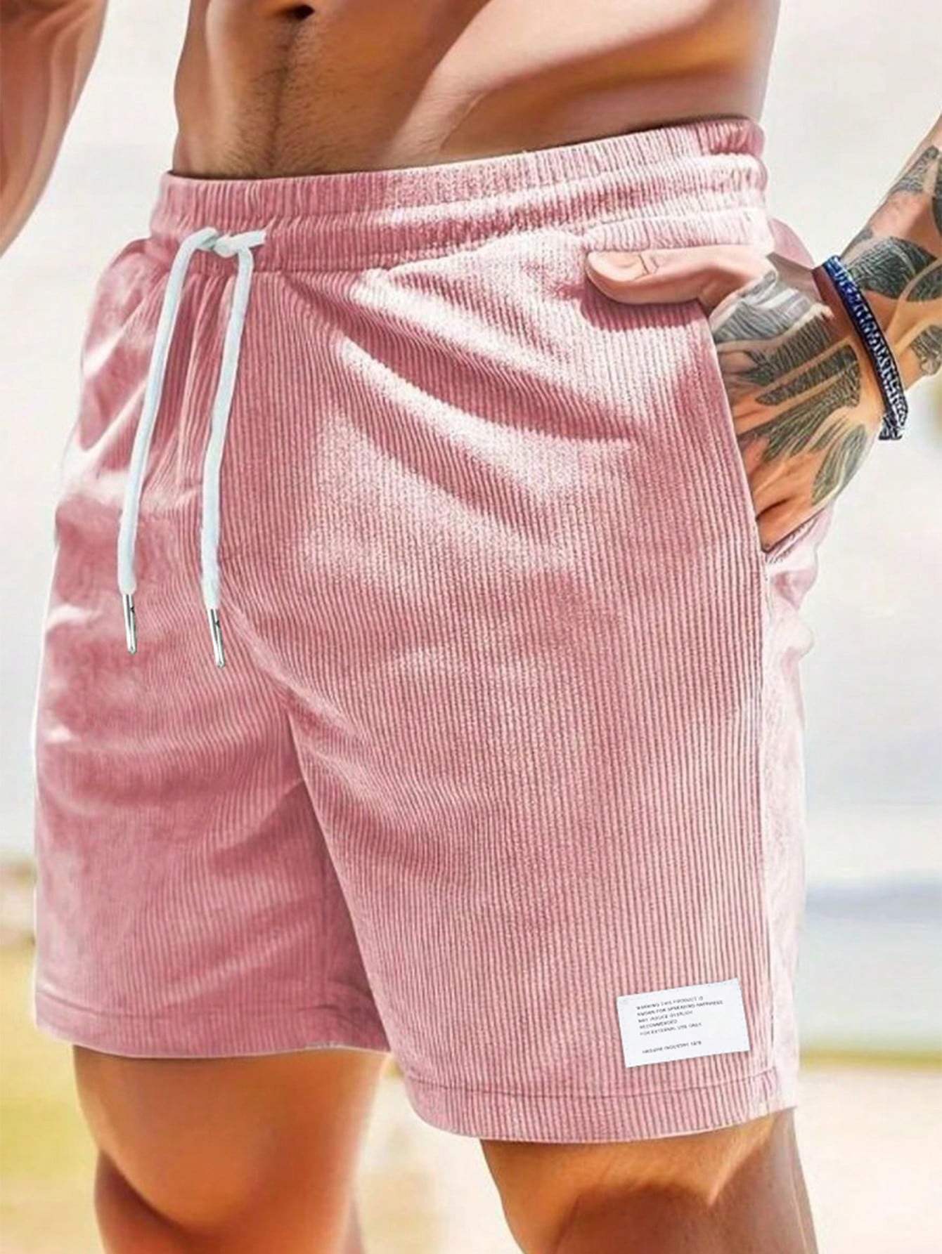 Apex Men’s Casual Shorts with Loose Fit and Adjustable Drawstring Waistband 10
