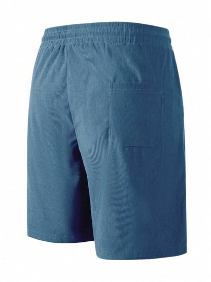 Apex Men’s Casual Shorts with Loose Fit and Adjustable Drawstring Waistband 2