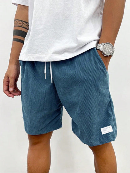 Apex Men’s Casual Shorts with Loose Fit and Adjustable Drawstring Waistband 3