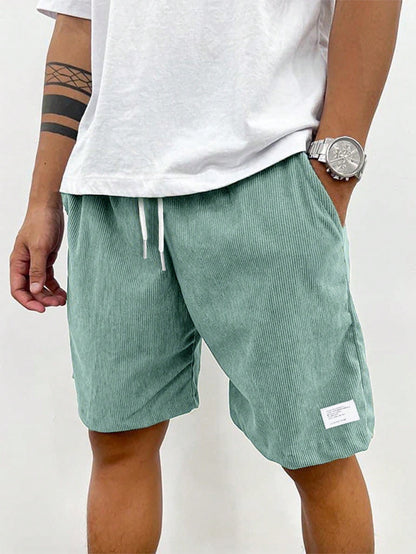 Apex Men’s Casual Shorts with Loose Fit and Adjustable Drawstring Waistband 4
