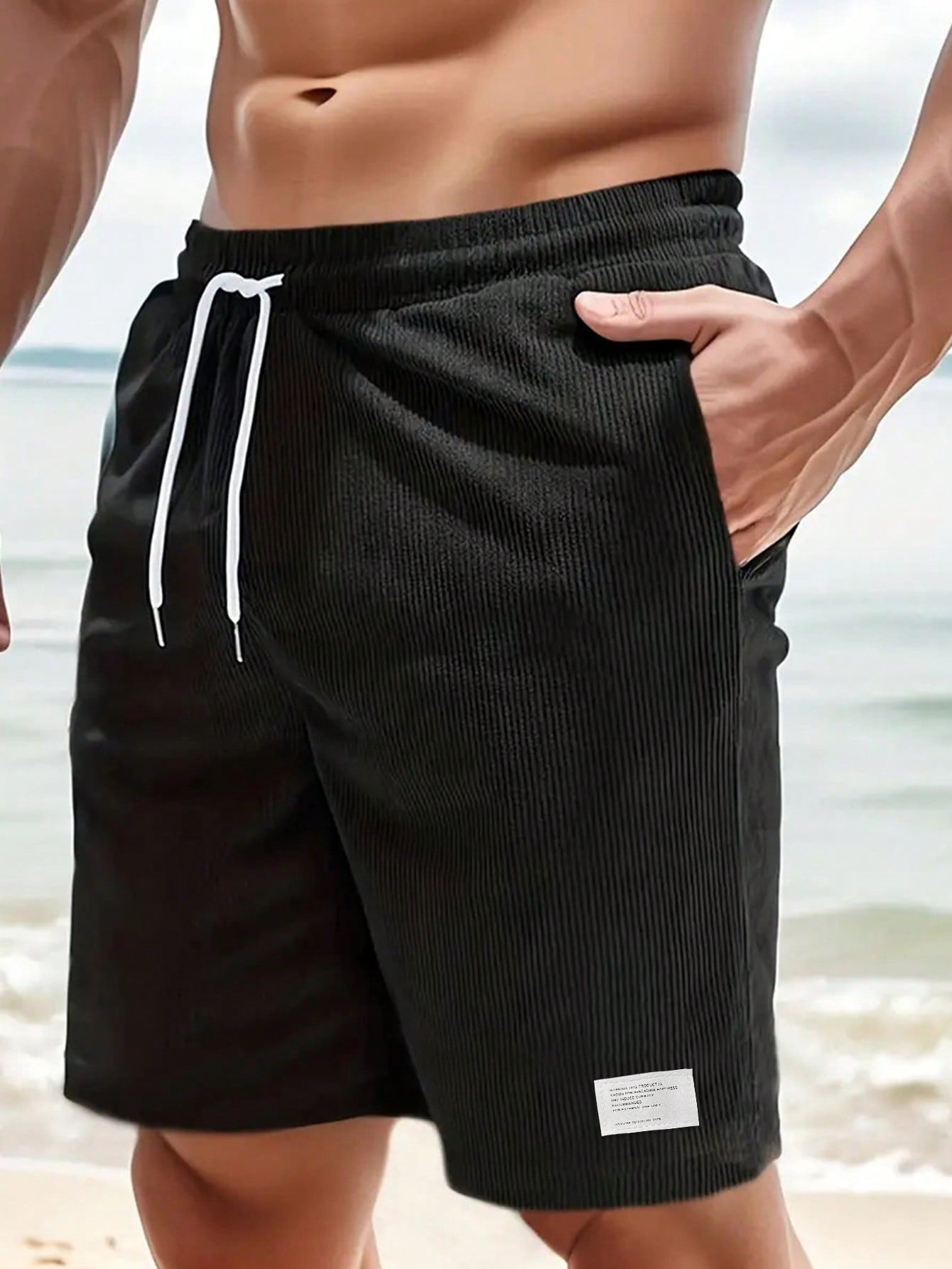 Apex Men’s Casual Shorts with Loose Fit and Adjustable Drawstring Waistband 7