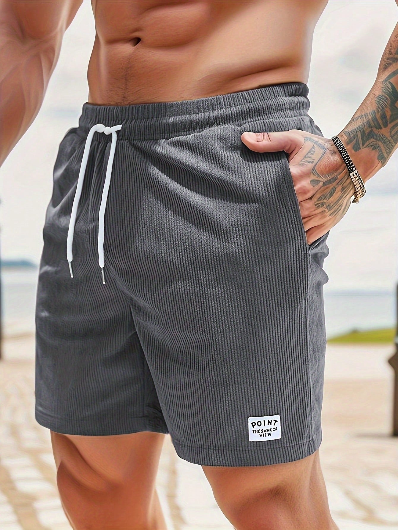 Apex Men’s Casual Shorts with Loose Fit and Adjustable Drawstring Waistband 9