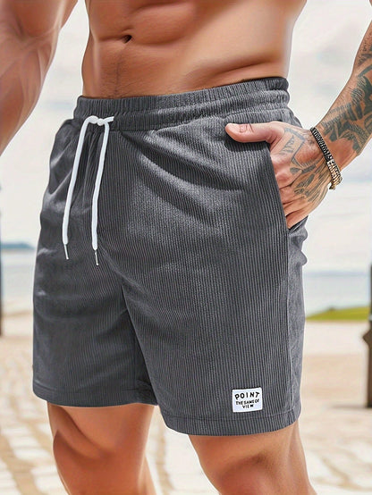 Apex Men’s Casual Shorts with Loose Fit and Adjustable Drawstring Waistband 9