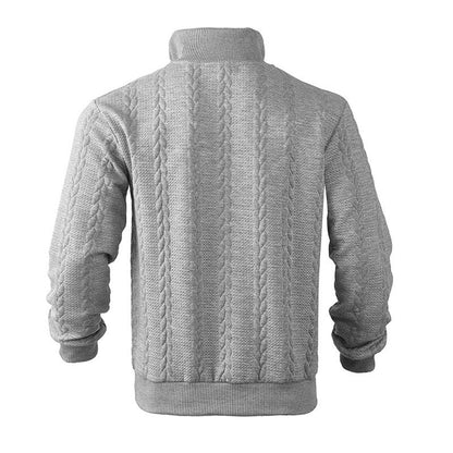Archer Men's Quarter Zip Sweater | Cable Knit, Relaxed Fit 2