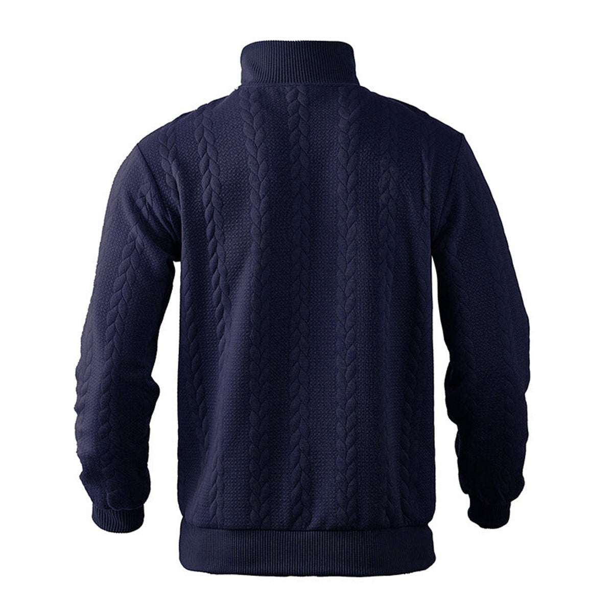 Archer Men's Quarter Zip Sweater | Cable Knit, Relaxed Fit 7
