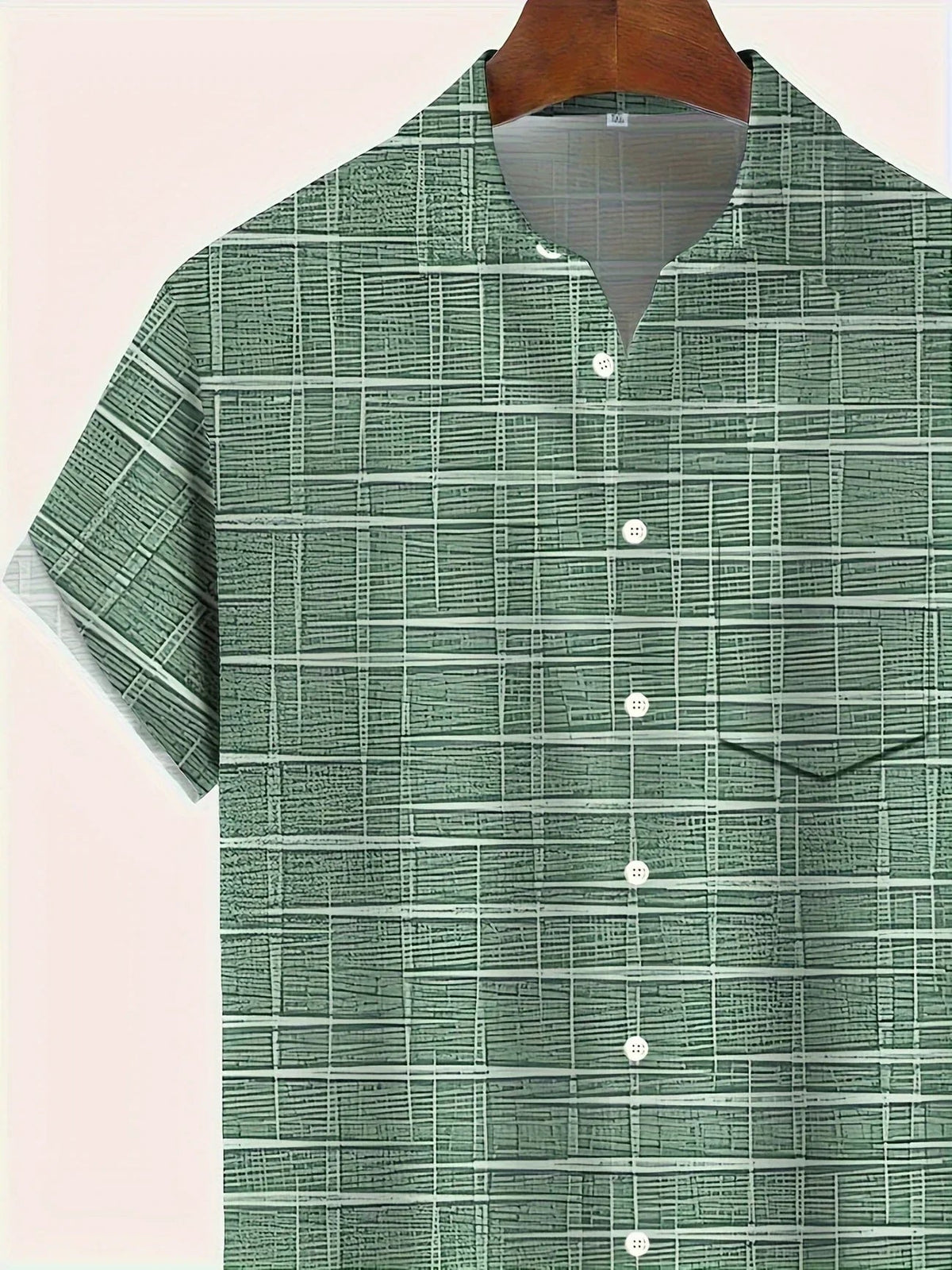 Armin Men’s Shirt with Relaxed Fit and Distinctive Pattern Design 2