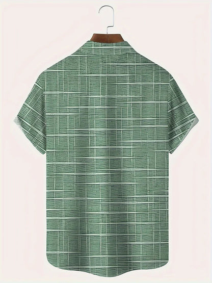 Armin Men’s Shirt with Relaxed Fit and Distinctive Pattern Design 3