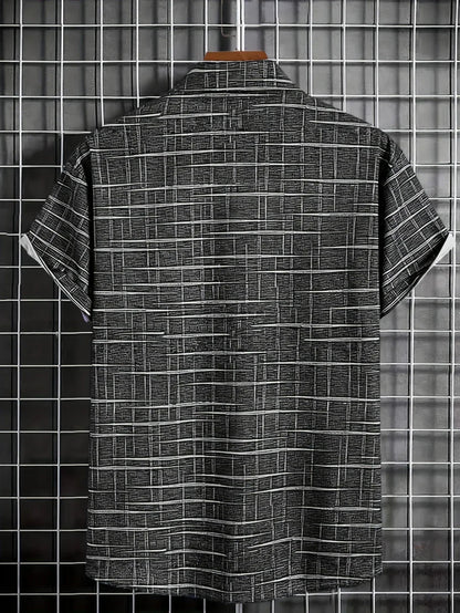 Armin Men’s Shirt with Relaxed Fit and Distinctive Pattern Design 5