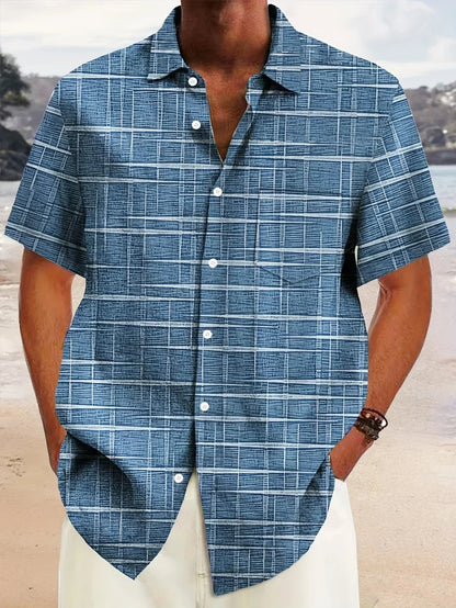 Armin Men’s Shirt with Relaxed Fit and Distinctive Pattern Design 6
