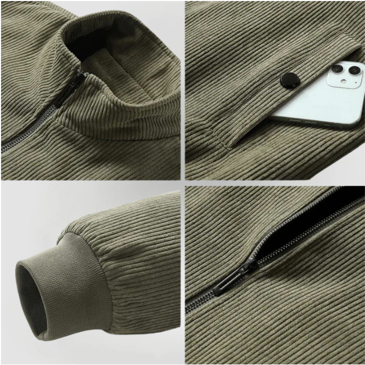 Ashford Men's Jacket | Corduroy with Sherpa Lining, Warm and Durable 4