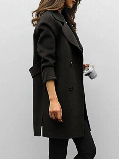 Aura Women’s Coat with Classic Lapel Design and Structured Silhouette 3