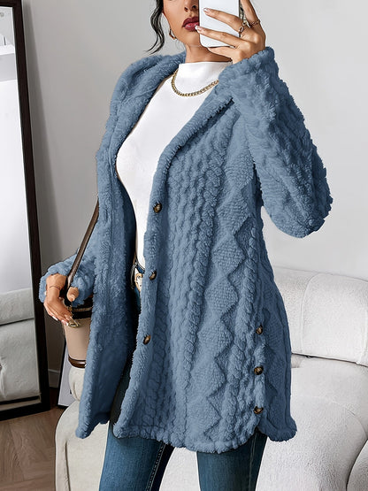 Ava Women’s Cardigan with Hood and Plush Softness for Relaxed Fit 2