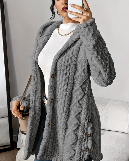 Ava Women’s Cardigan with Hood and Plush Softness for Relaxed Fit 4