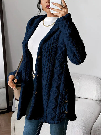 Ava Women’s Cardigan with Hood and Plush Softness for Relaxed Fit 6