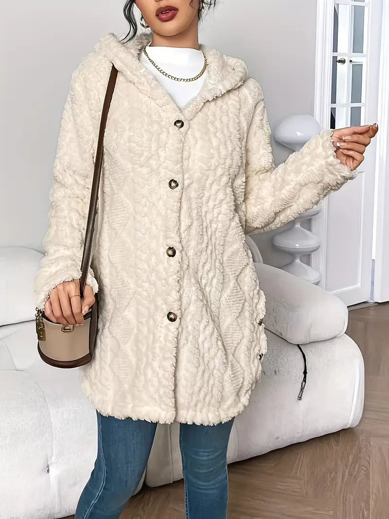Ava Women’s Cardigan with Hood and Plush Softness for Relaxed Fit 8