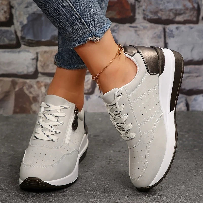 Avalance Women's Trainers featuring an elevated sole and breathable design, perfect for comfortable walking and stylish athletic wear. 4