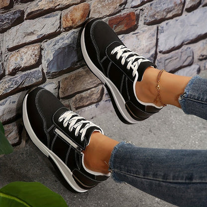Avalance Women's Trainers featuring an elevated sole and breathable design, perfect for comfortable walking and stylish athletic wear. 5