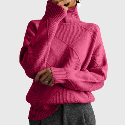 Avery Women's Turtleneck Sweater | Soft Breathable Fabric, Classic Fit 0