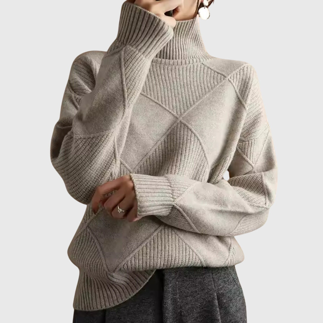 Avery Women's Turtleneck Sweater | Soft Breathable Fabric, Classic Fit 4
