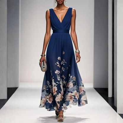 Bella Women’s Maxi Dress with Floral Pattern and Flowing Silhouette 1