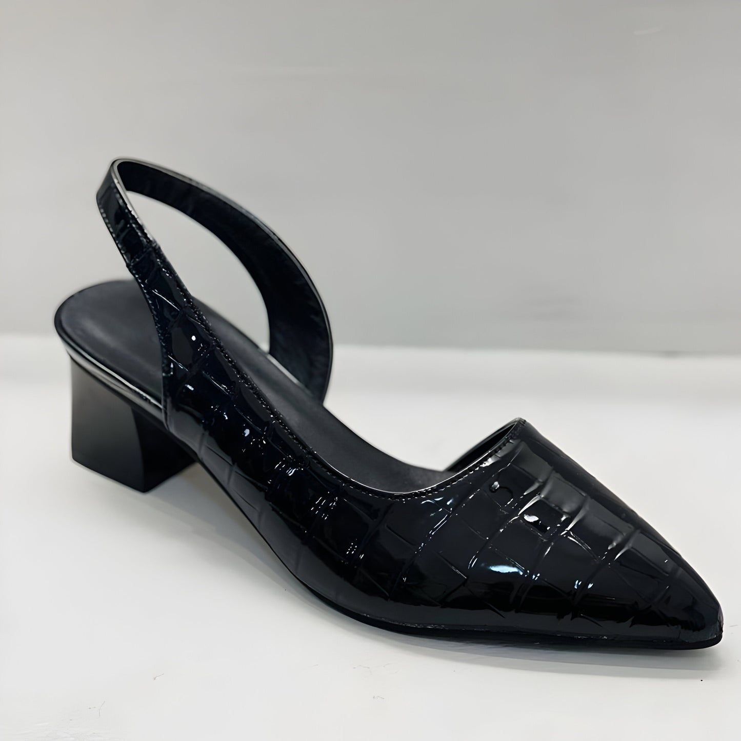 Bettina Women’s Pointed Toe Shoes with Block Heel 3