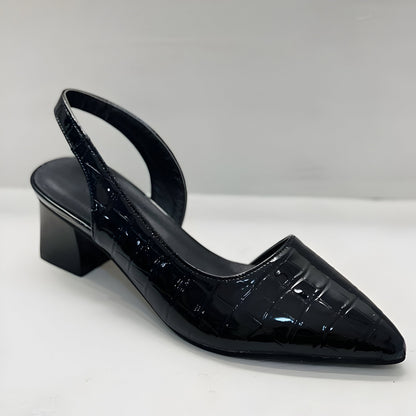 Bettina Women’s Pointed Toe Shoes with Block Heel 3