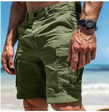 Bruno Men’s Cargo Shorts with Multi-Pocket Design for Active Summer Adventures 1