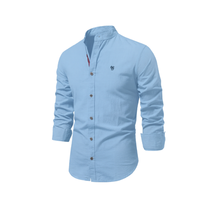 Caden Men’s Shirt with Button Front and Relaxed Fit for Casual Spring Style 9